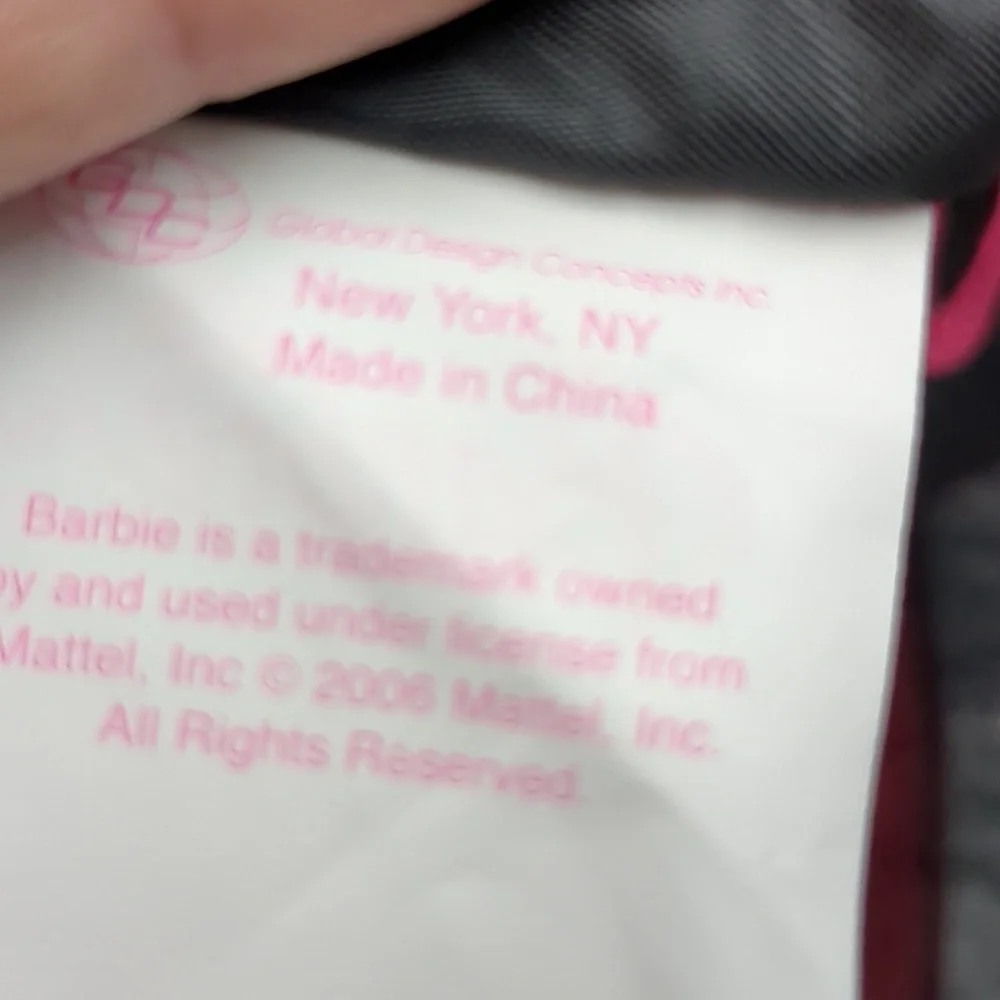 Barbie bag pink and black
